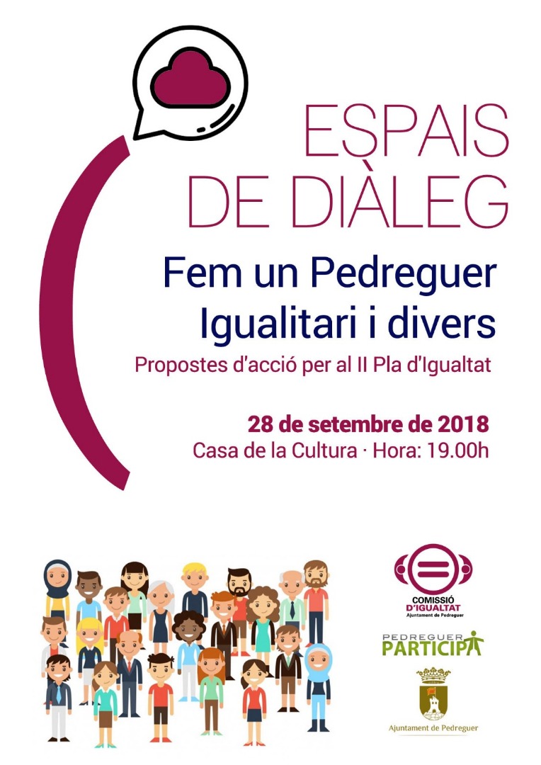 Continua el procés participatiu per a l’elaboració del II Pla d’Igualtat entre homes i dones de Pedreguer