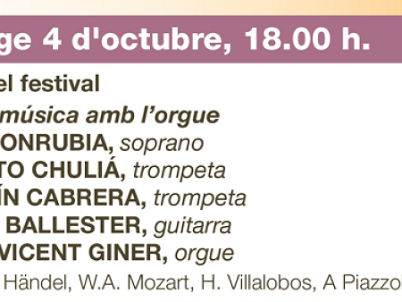FIO XXX - Domingo 4 de octubre - 30 años de música con el órgano