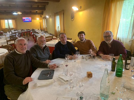 Amb alcalde d'Orte y dirigents dels Sbandieratori d'Orte