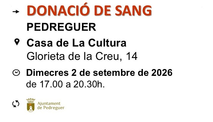 Donació de sang (2 de setembre)