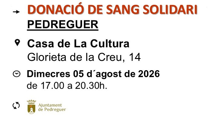 Donació de sang (5 d'agost)