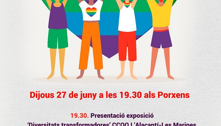 El día 27 de junio Pedreguer celebrará el orgullo LGTBIQ+ con un encuentro sobre diversidades