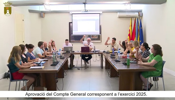 Acords aprovats al ple ordinari de juliol