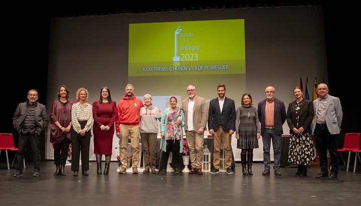 Pedreguer entrega los XXXII Premios de Honor Vila de Pedreguer