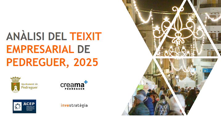 Disponible l’informe 2025 del teixit empresarial de Pedreguer