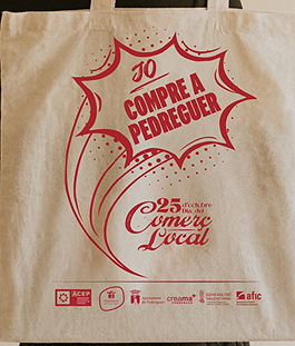 Pedreguer celebra el Dia del Comerç Local amb el repartiment de borses promocionals entre els comerços del municipi