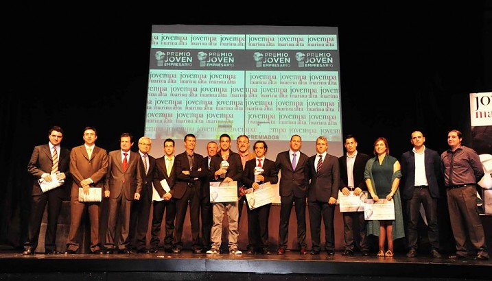 Gala de lliurament en Pedreguer dels II Premis Jovempa 2012