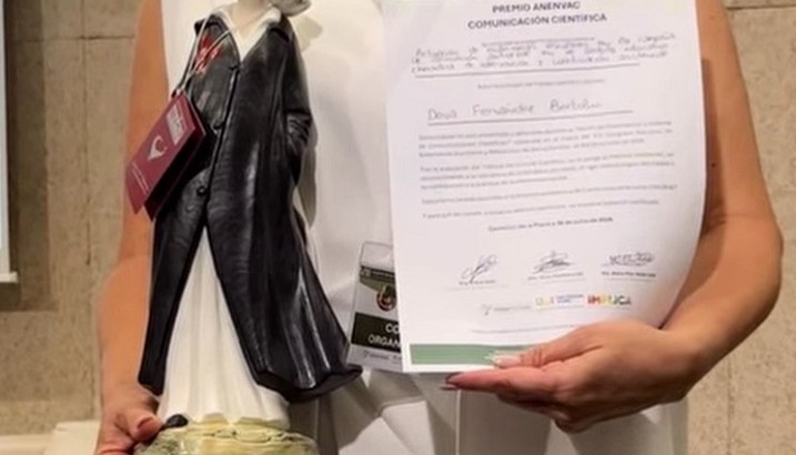 La infermera escolar de Pedreguer, reconeguda al VIII Congrés Nacional d’Infermeres Escolars i Referents Escolars