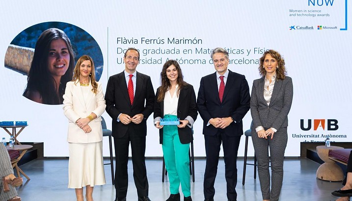 La pedreguera Flàvia Ferrús Marimón gana un premio otorgado por CaixaBank y Microsoft a las mejores estudiantes de grados científicos y técnicos