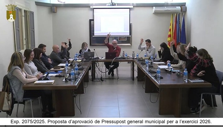 Acords aprovats al ple ordinari de desembre