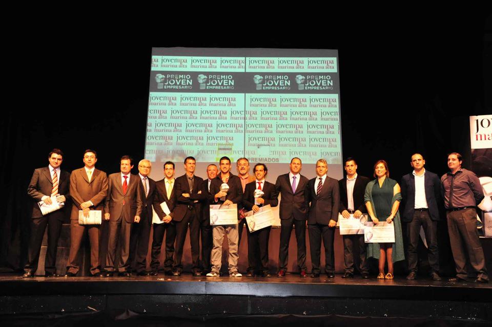 Gala de lliurament en Pedreguer dels II Premis Jovempa 2012