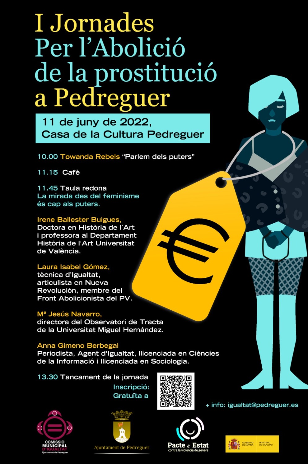 Pedreguer celebra l’11 de juny una jornada sobre l'abolició de la prostitució