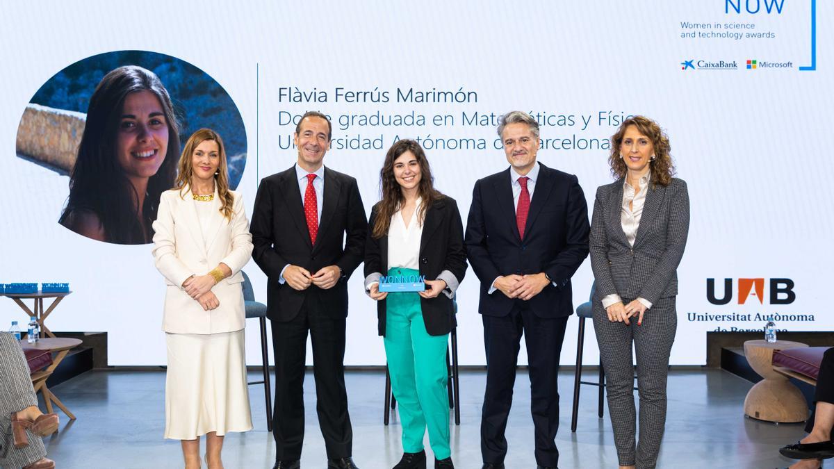 La pedreguera Flàvia Ferrús Marimón gana un premio otorgado por CaixaBank y Microsoft a las mejores estudiantes de grados científicos y técnicos