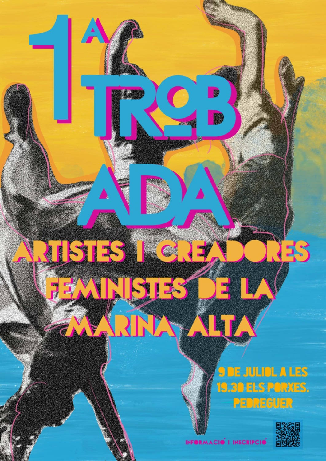 El viernes día 9 de julio se celebra en Pedreguer el 1º Encuentro de mujeres artistas y feministas de la Marina Alta
